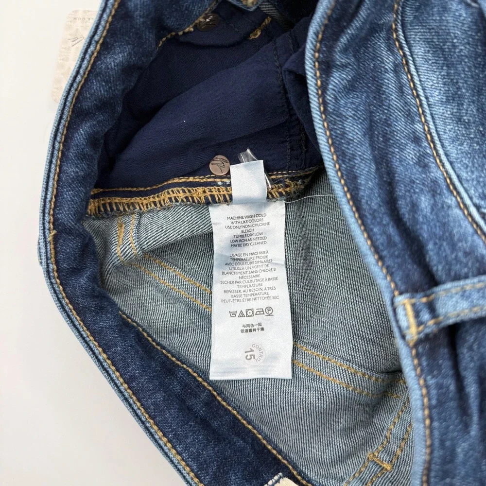 Free People We The Free Raw High‎ Rise Jegging Deep Indigo OB893288 Size 27 NEW